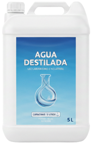 Agua destilada - formato bidón